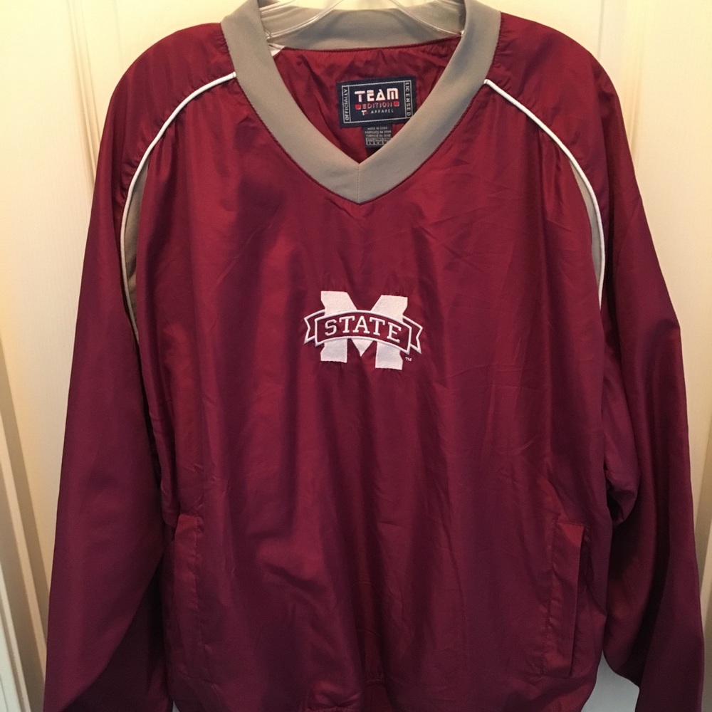 Mississippi State Pull-over Windbreaker